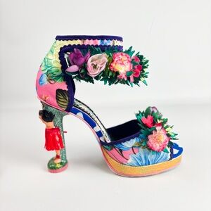 Irregular Choice Hono Lulu Heels | Hula Girl Heel Shoes | Tropical Floral